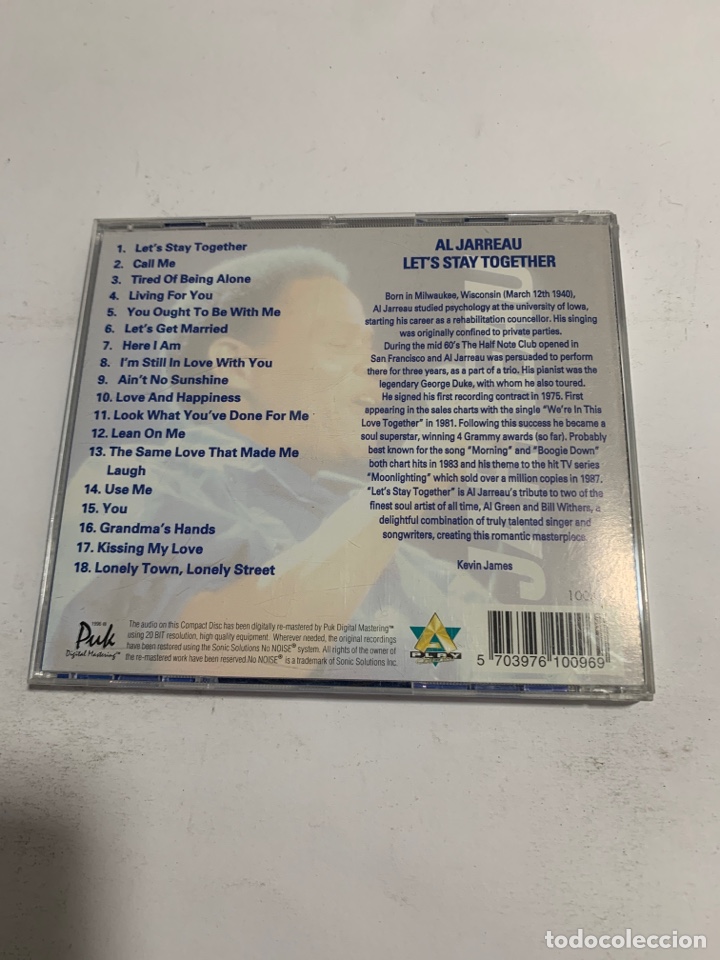 CDs de m&uacute;sica: SCD101 al jarreau cd Segunda mano - Foto 2