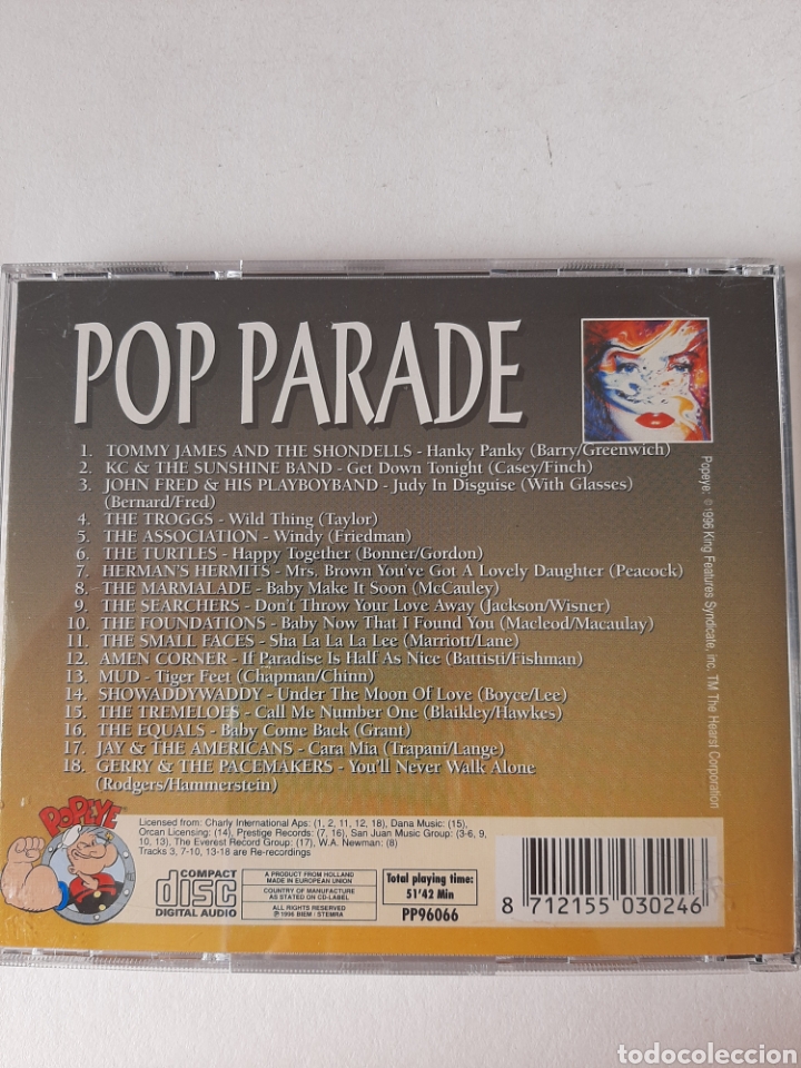 CDs de m&uacute;sica: SCD117 pop parade CD segunda mano - Foto 2