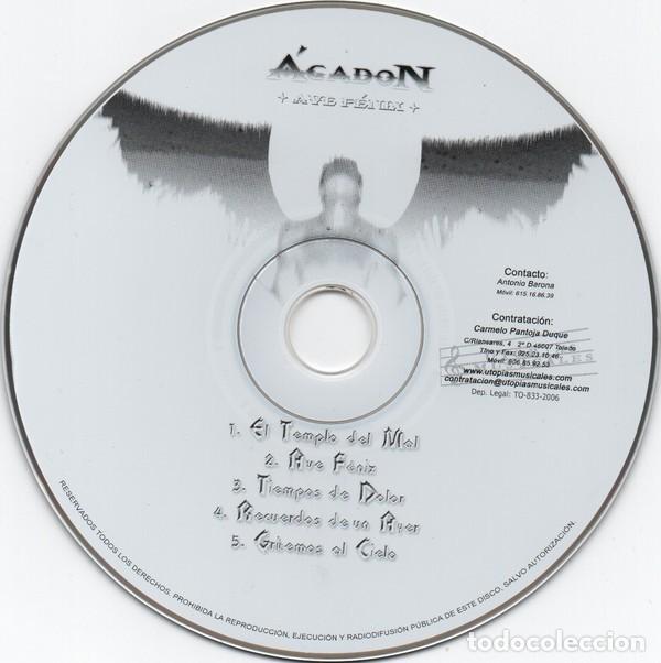 CDs de m&uacute;sica: AGADON - AVE FENIX - CD - oferta - Foto 3
