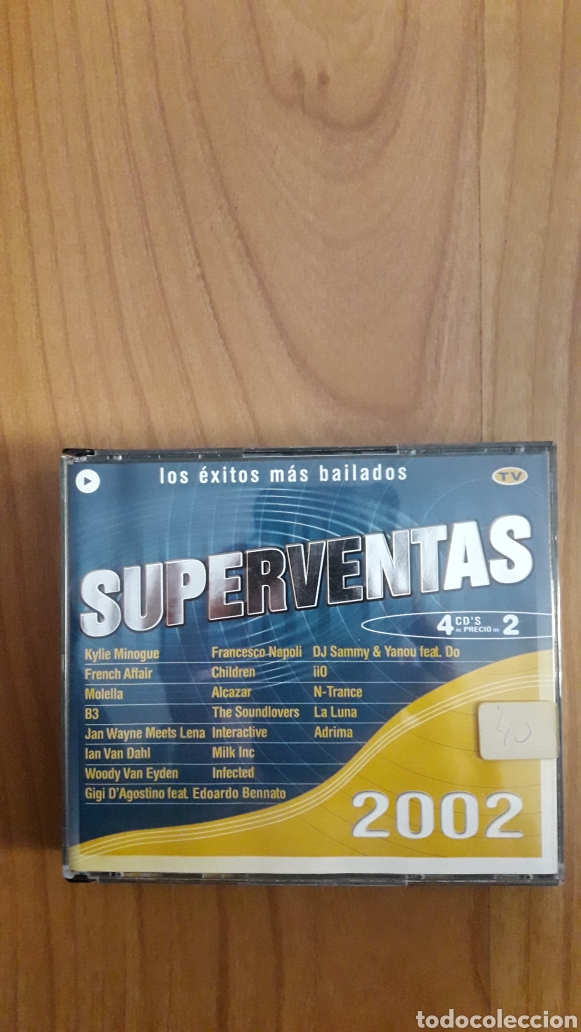CDs de m&uacute;sica: CUATRO CDS SUPERVENTAS 2002 - Foto 1