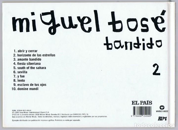 CDs de m&uacute;sica: MIGUEL BOS&Eacute; BANDIDO N&ordm; 2 (LIBRO + CD) - Foto 2