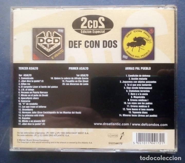 CDs de m&uacute;sica: DEF CON DOS - DCD (DOBLE CD) EDICI&Oacute;N ESPECIAL 2006. - Foto 5