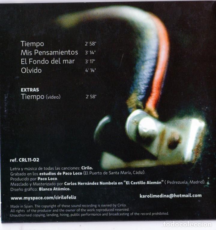 CDs de m&uacute;sica: CIRILO - TIEMPO - CD - oferta - Foto 2