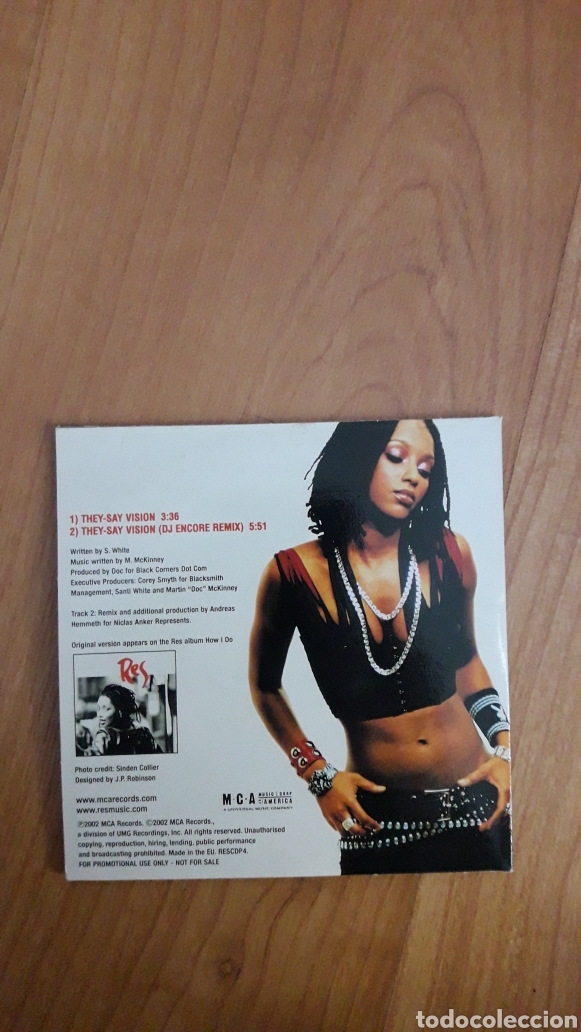 CDs de m&uacute;sica: RES. THEY-SAY VISION - Foto 2