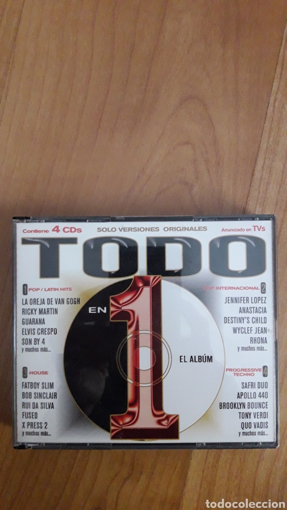 CD de M&uacute;sica: CUATRO CDS TODO EN 1 EL &Aacute;LBUM