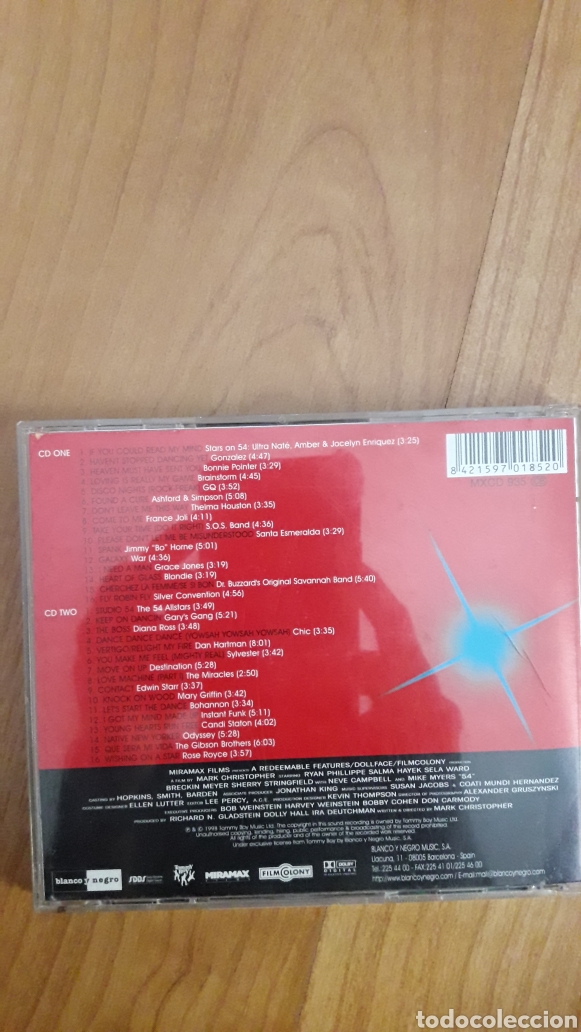 CDs de m&uacute;sica: DOBLE CD BSO STUDIO 54 - Foto 2