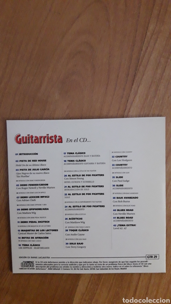 CDs de m&uacute;sica: GUITARRISTA. APRENDE A TOCAR LED ZEPPELIN - Foto 2