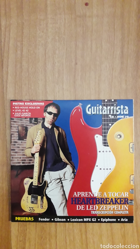 CDs de m&uacute;sica: GUITARRISTA. APRENDE A TOCAR LED ZEPPELIN - Foto 1