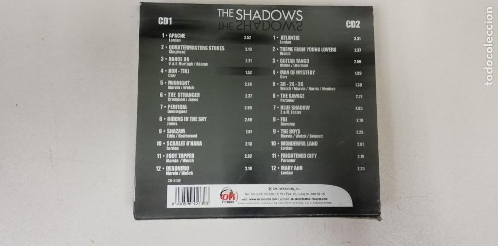 CDs de m&uacute;sica: C3- THE SHADOWS 2CDS - CD- DISCO NUEVO - Foto 2