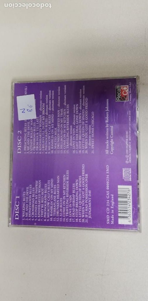 CDs de m&uacute;sica: C3- ROBERT JOHNSON STEADY ROLLIN&acute; MAN 2CDS - CD- DISCO NUEVO - Foto 2
