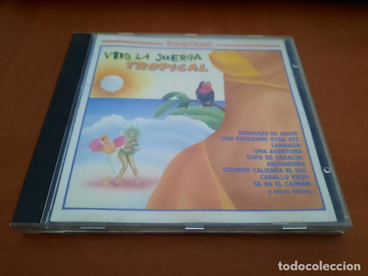 Music CDs: VIVA LA JUERGA TROPICAL. VARIOS AUTORES. CD EN BUEN ESTADO.
