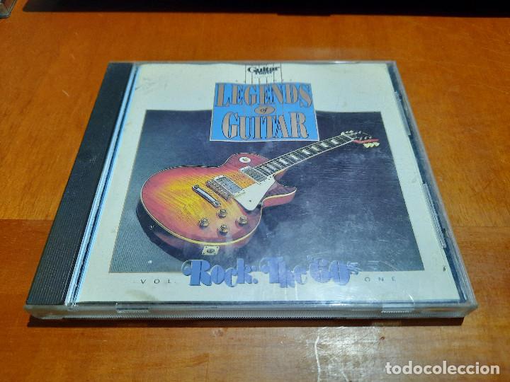 CD di Musica: LEGENDS OF GUITAR. VOL. I. ROCK THE &acute;60. CD EN BUEN ESTADO. DIFICIL