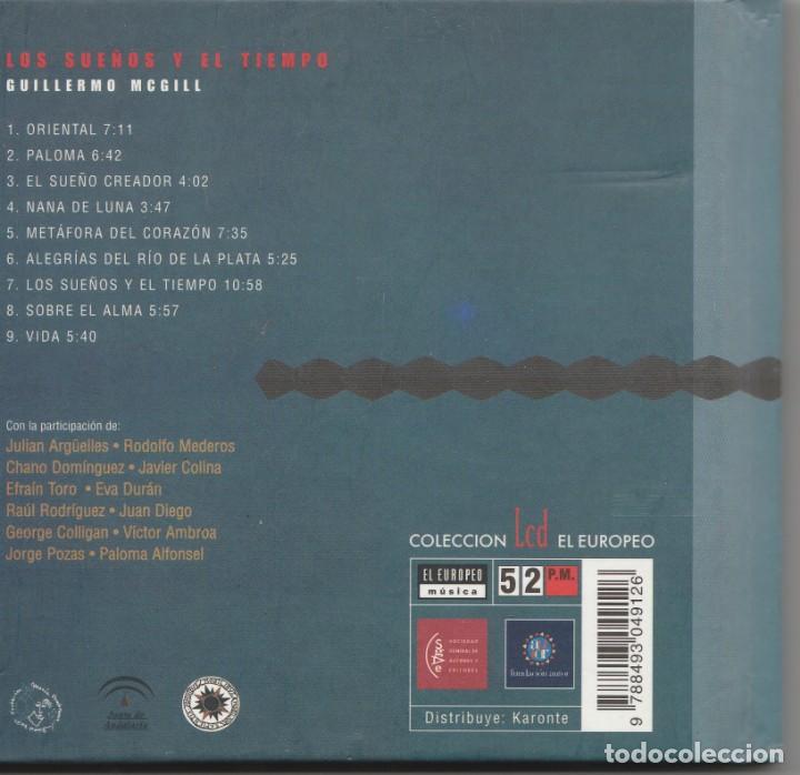 CDs de m&uacute;sica: Guillermo Mcgill - Los Sue&ntilde;os y el tiempo- Libro CD - Foto 2
