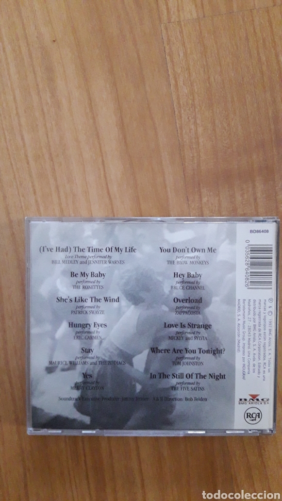 CDs de m&uacute;sica: BSO DIRTY DANCING - Foto 2