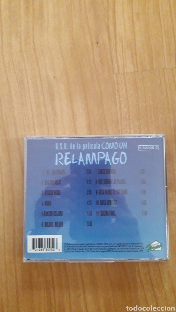 CDs de m&uacute;sica: BSO COMO UN REL&Aacute;MPAGO - Foto 2