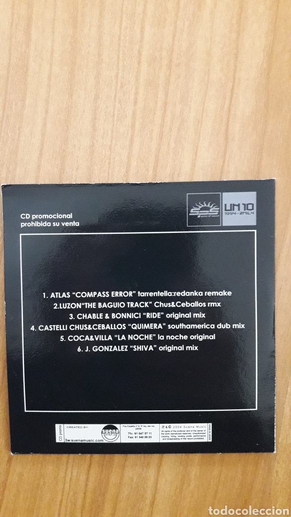 CDs de m&uacute;sica: UN 10 1994-2004 - Foto 2