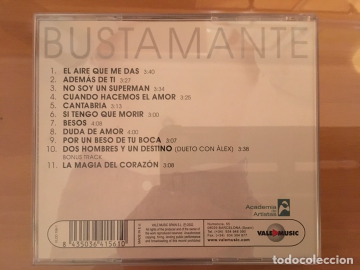 CDs de m&uacute;sica: Disco Bustamante - Foto 2