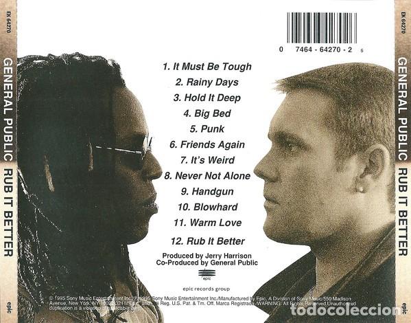 CDs de m&uacute;sica: General Public - Rub it Better - Foto 2