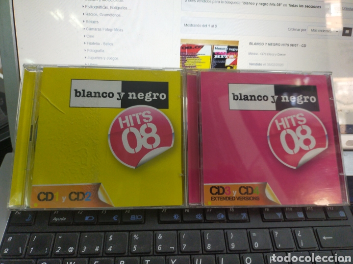 CDs de m&uacute;sica: Blanco y negro hits 08 cd 1,2,3 y 4 - Foto 1