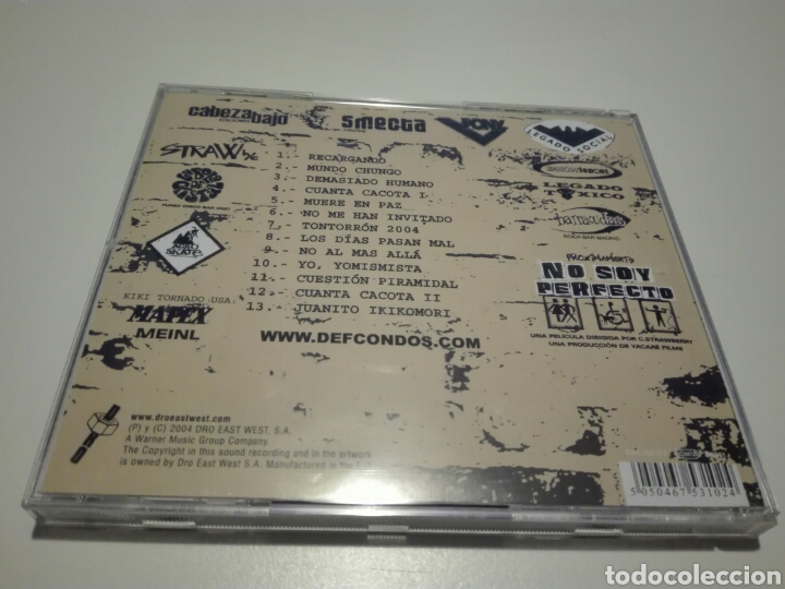 CDs de m&uacute;sica: CD DEF CON DOS. DCD. RECARGANDO DRO 2004. - Foto 2