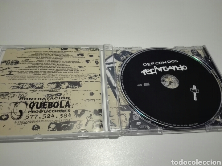 CDs de m&uacute;sica: CD DEF CON DOS. DCD. RECARGANDO DRO 2004. - Foto 3