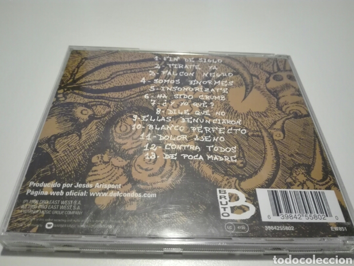 CDs de m&uacute;sica: CD DEF CON DOS. DCD. DE POCA MADRE DRO 1998. - Foto 2