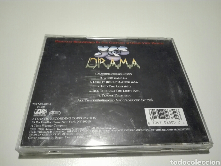 CDs de m&uacute;sica: CD YES. DRAMA. - Foto 2