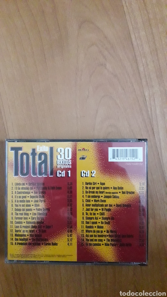 CDs de m&uacute;sica: DOBLE CD &Eacute;XITO TOTAL 30 &Eacute;XITOS ORIGINALES - Foto 2