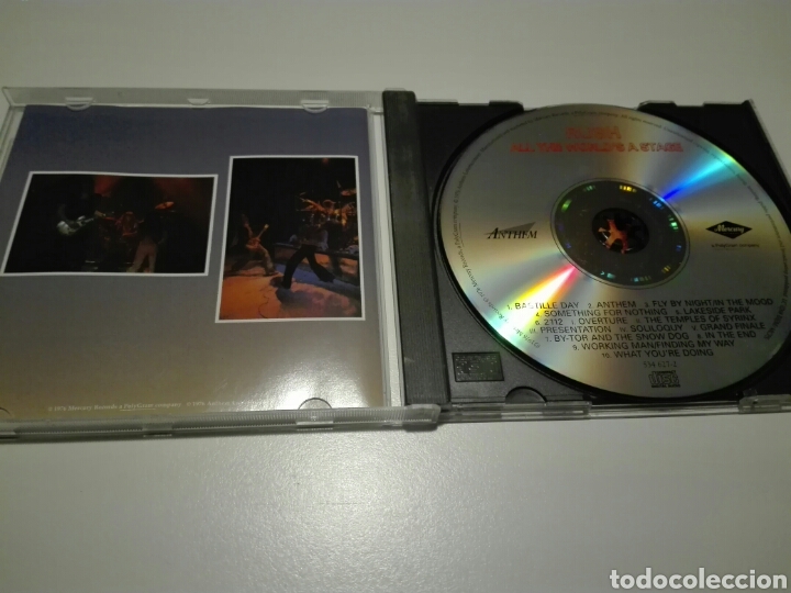 CDs de m&uacute;sica: CD RUSH. ALL THE WORLDS A STAGE. ROCK PROGRESIVO. - Foto 3