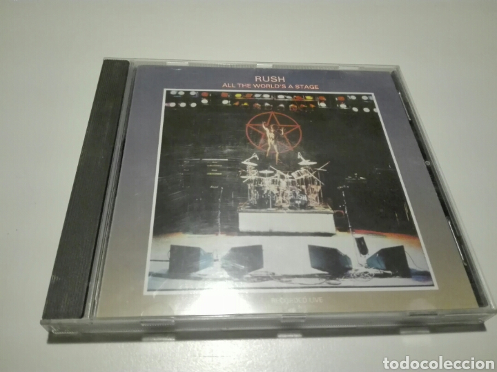 CDs de m&uacute;sica: CD RUSH. ALL THE WORLDS A STAGE. ROCK PROGRESIVO. - Foto 1