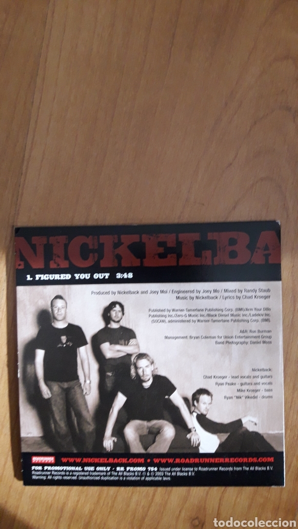 CDs de m&uacute;sica: NICKELBACK. FIGURED YOU OUT - Foto 2
