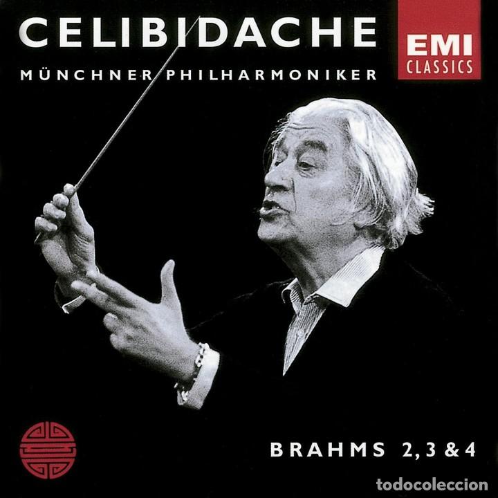 CDs de m&uacute;sica: Celibidache, M&uuml;nchner Philharmoniker, Brahms - Brahms 2,3 & 4 - 2xCD - Foto 1