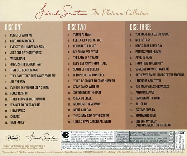CDs de m&uacute;sica: Frank Sinatra - Platinum Collection [Deluxe] - 3x CD - Foto 2