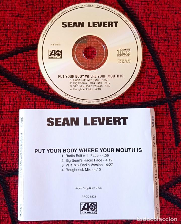 CDs de m&uacute;sica: SEAN LEVERT ** Put Your Body Where Your Mouth Is ** CD SINGLE PROMOCIONAL USA 1995