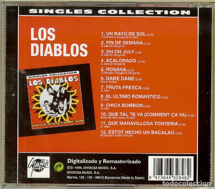 CDs de m&uacute;sica: CD - LOS DIABLOS - SINGLES COLLECTION - Foto 2