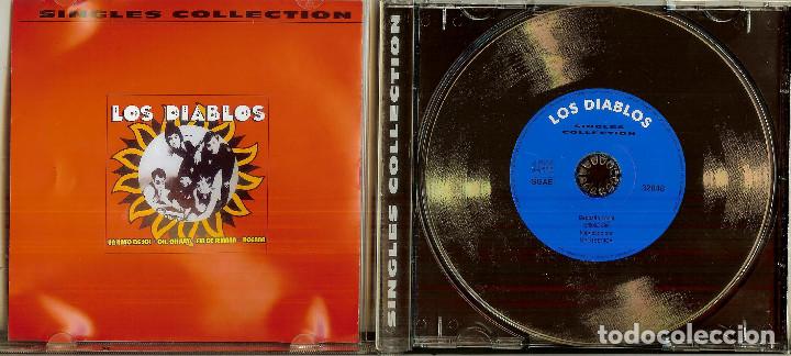 CDs de m&uacute;sica: CD - LOS DIABLOS - SINGLES COLLECTION - Foto 3