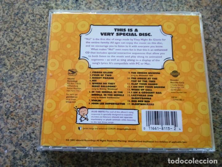 CDs de m&uacute;sica: CD -- THEY MIGHT BE GIANTS - NO - Foto 2