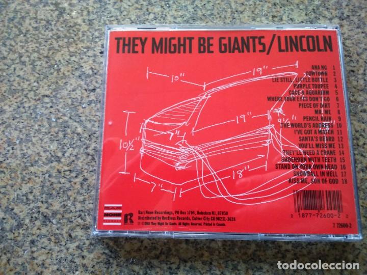 CDs de m&uacute;sica: CD -- THE MIGHT BE GIANTS -- LINCOLN -- - Foto 2