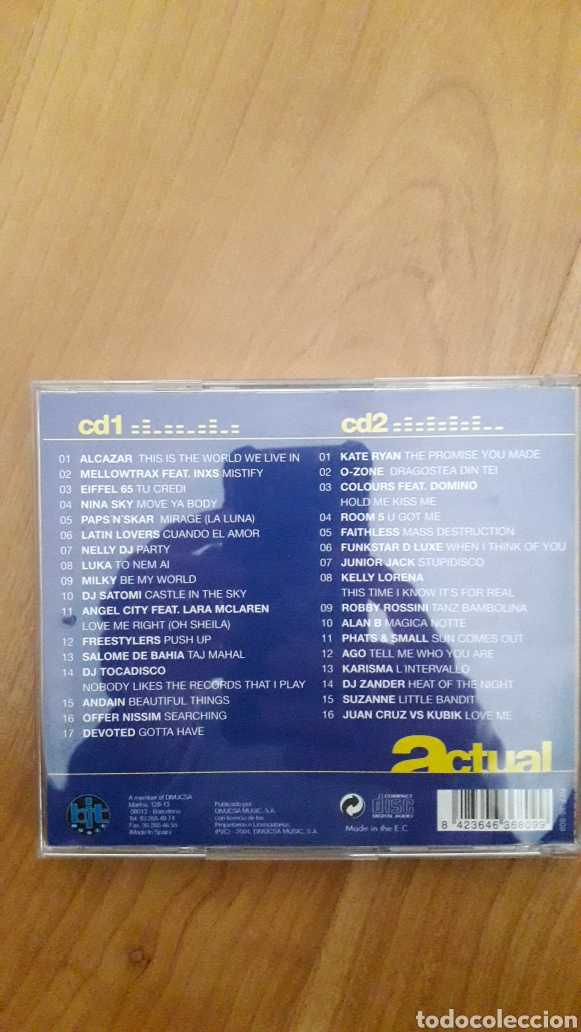 CDs de m&uacute;sica: DOBLE CD ACTUAL DANCE HITS - Foto 2