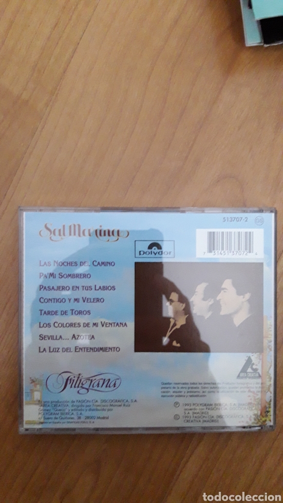 CDs de m&uacute;sica: SALMARINA. FILIGRANA - Foto 2