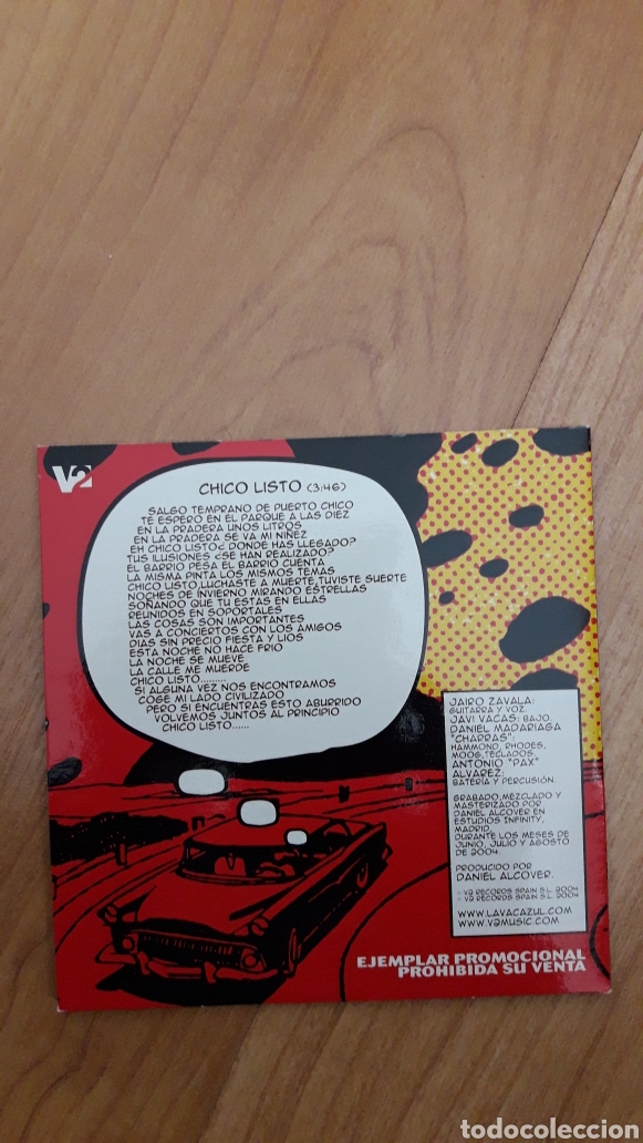 CDs de m&uacute;sica: VACAZUL. CHICO LISTO - Foto 2