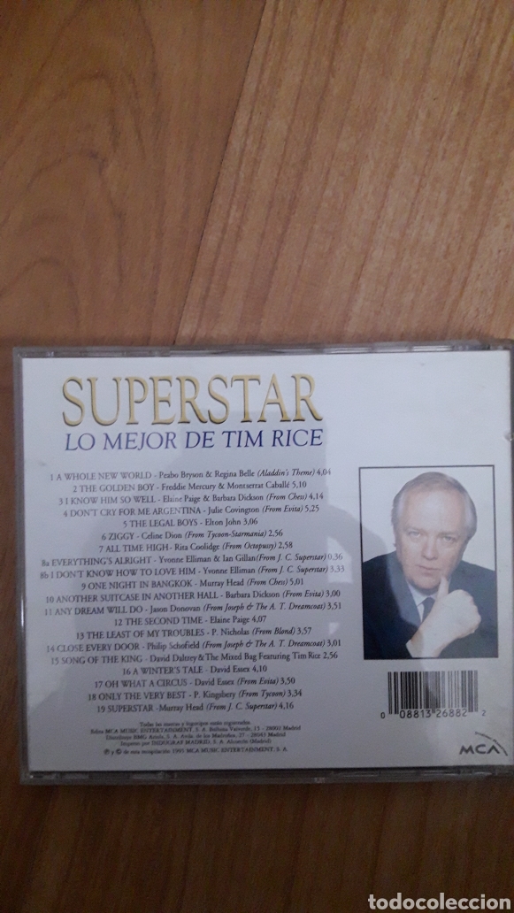 CDs de m&uacute;sica: BSO SUPERSTAR. LO MEJOR DE TIM RICE - Foto 2