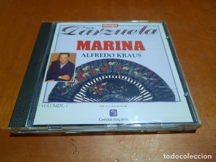 CD di Musica: MARINA I. ALFREDO KRAUS. DE ZARZUELA TIEMPO. CD EN BUEN ESTADO.