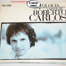 CD di Musica: ROBERTO CARLOS, ANTOLOGÍA, TODOS LOS GRANDES ÉXITOS DE, TRIPLE, 2 CD + 1 DVD, SONY, 2006