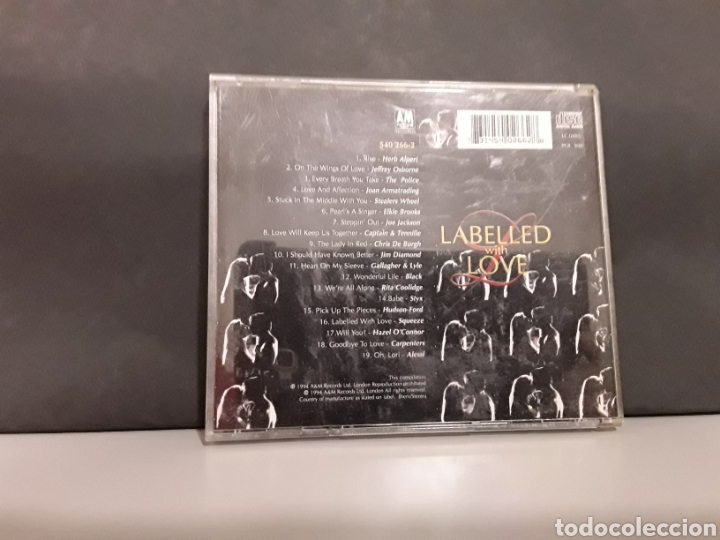 CDs de m&uacute;sica: CD MUSICA LABELLED WITH LOVE - Foto 3