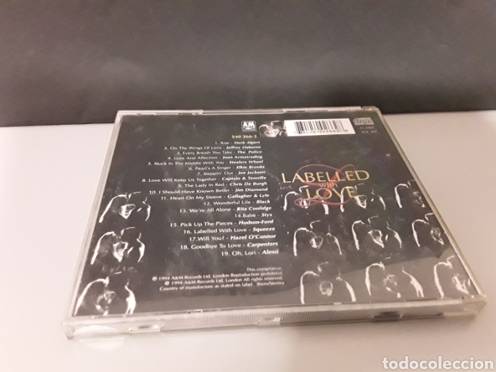 CDs de m&uacute;sica: CD MUSICA LABELLED WITH LOVE - Foto 5