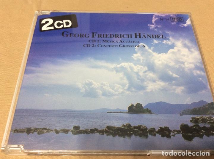 CDs de m&uacute;sica: 2CD H&Auml;NDEL HAENDEL MUSICA ACUATICA CONCERTI GROSSI OP 6