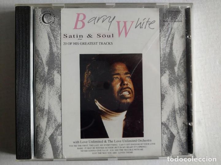 CDs de m&uacute;sica: Barry White - Satin & S&ouml;ul (CD, Comp) - Foto 1
