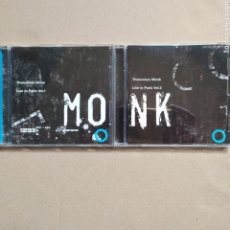CDs de Música: CD THELONIOUS MONK LIVE IN PARÍS DOBLE CD. Lote 232919675