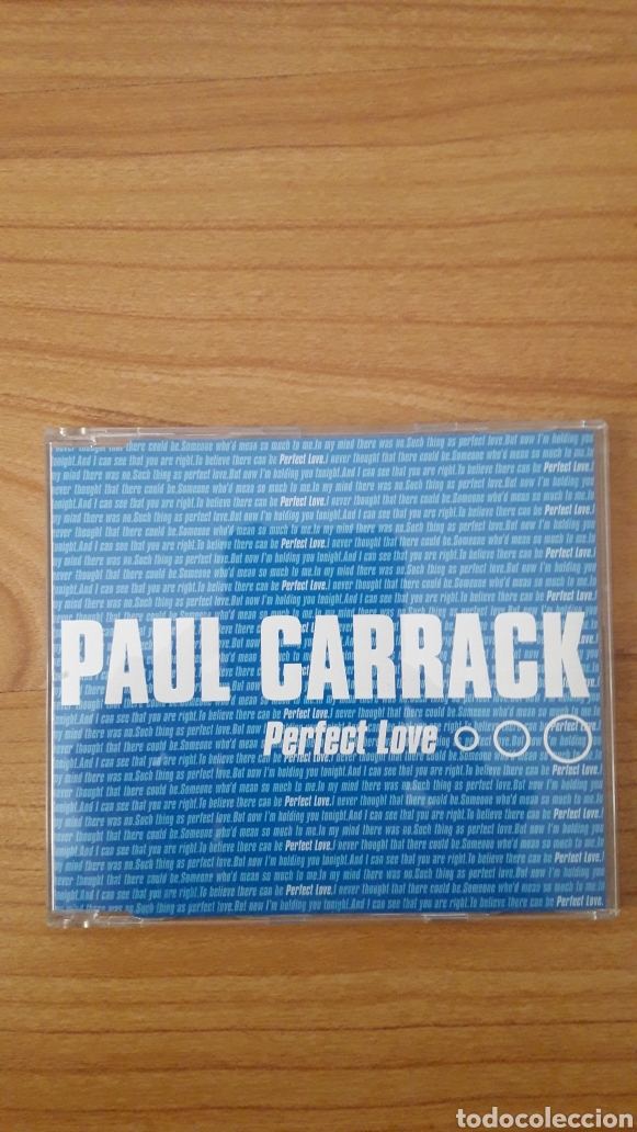 CDs de m&uacute;sica: PAUL CARRACK. PERFECT LOVE - Foto 1